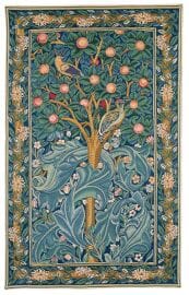 The Woodpecker (without scroll) Loom Woven Tapestry - 117 x 74 cm (3'10" x 2'5") - Requires Rod Size 2