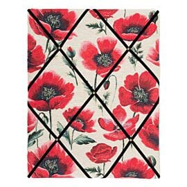 Poppies Tapestry Memo Board