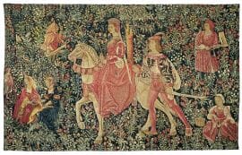 Noble Amazone Silkscreen Tapestry - 145 x 228 cm (4'9" x 7'6") - Requires Rod Size Size 6
