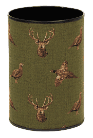 Highland Green Tapestry Waste Bin