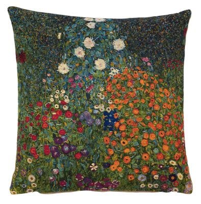 Klimt Flowers IV Tapestry Cushion - 46x46cm (18"x18")