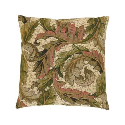Acanthus & Lily Summer Tapestry Cushion - 46x46cm (18"x18")