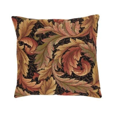 Acanthus & Lily Autumn Tapestry Cushion - 46x46cm (18"x18")