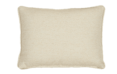 Country Linen Plain Piped Tapestry Cushion with Feather Filler - 33x45cm (13"x18")