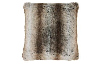 Stag Faux Fur Cushion with Linen back - 55x55cm (22"x22")