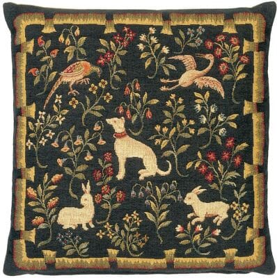 Mille-Fleurs Animals Tapestry Cushion - 46x46cm (18"x18")
