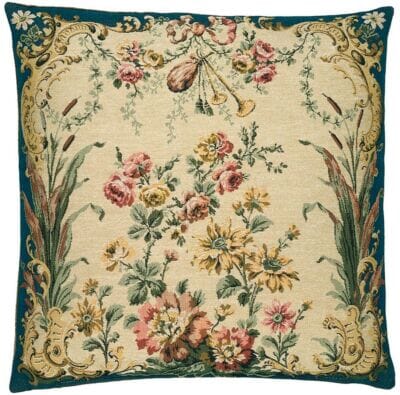 Roses Tapestry Cushion - 46x46cm (18"x18")