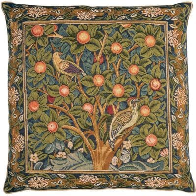 Woodpecker Tapestry Cushion - 46x46cm (18"x18")