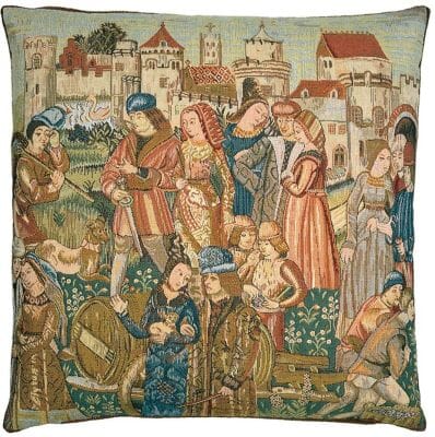 Winemarket Tapestry Cushion - 46x46cm (18"x18")