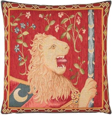 Lion-Le Gout Tapestry Cushion - 46x46cm (18"x18")