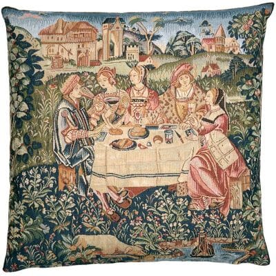 Country Banquet Tapestry Cushion - 46x46cm (18"x18")