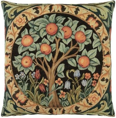 Orange Tree Tapestry Cushion - 46x46cm (18"x18")