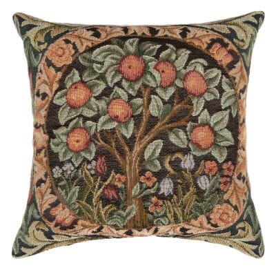 Orange Tree Fibre Filled Tapestry Cushion - 20x20cm  (8"x8")