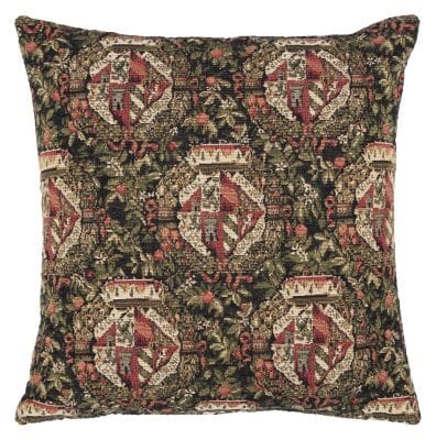 Mille-Fleurs Armorials Tapestry Cushion - 46x46cm (18"x18")