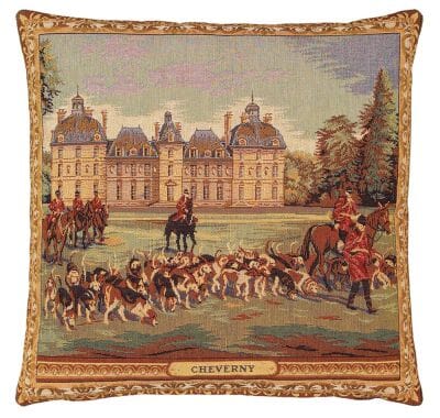 Chateau Cheverny Tapestry Cushion - 46x46cm (18"x18")