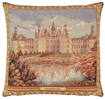 Chateau Chambord Tapestry Cushion - 46x46cm (18"x18")