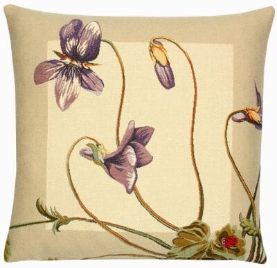 Violets Tapestry Cushion - 46x46cm (18"x18")