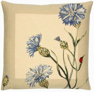 Cornflowers Tapestry Cushion - 46x46cm (18"x18")