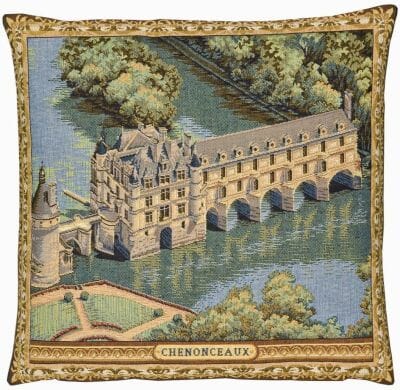 Château Chenonceaux Tapestry Cushion - 46x46cm (18"x18")