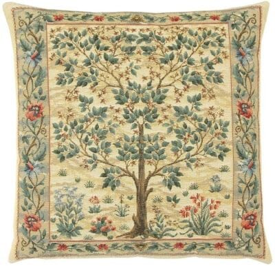 Tree of Life Light Tapestry Cushion - 46x46cm (18"x18")