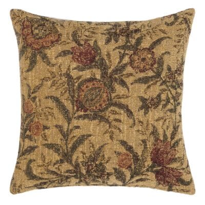 Morris Pomegranate Cushion with Feather Filler - 33x33cm (13"x13")