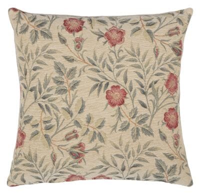 Morris Pimpernel Cushion with Feather Filler - 33x33cm (13"x13")