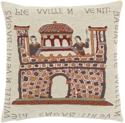 Bayeux Castle Tapestry Cushion - 46x46cm (18"x18")