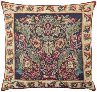 Corinthe Green Tapestry Cushion - 46x46cm (18"x18")