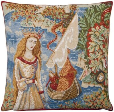 Lady of the Lake Tapestry Cushion - 46x46cm (18"x18") - Last piece Remaining!