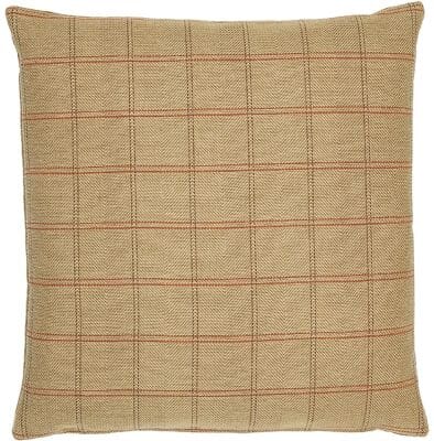 Country Plaid Tapestry Cushion - 46x46cm (18"x18")