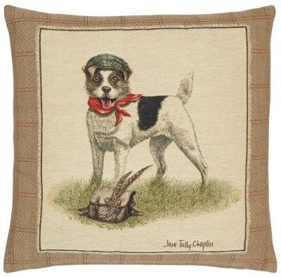 Master Jack Russell Tapestry Cushion - 46x46cm (18"x18")