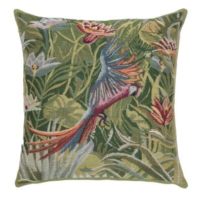 Rousseau Tropical Parrot I Tapestry Cushion - 46x46cm (18"x18")