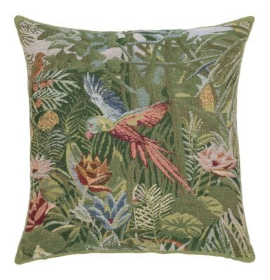 Rousseau Tropical Parrot II Tapestry Cushion - 46x46cm (18"x18")