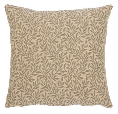 Lily Leaves Cushion with Feather Filler - 33x33cm (13"x13")