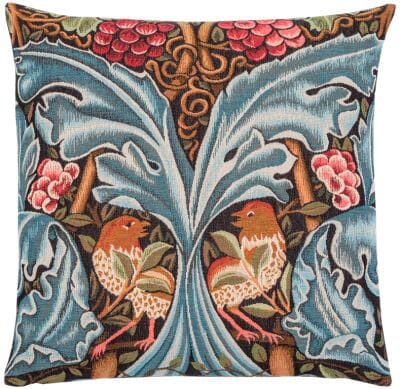 Birds & Acanthus Scrolls Tapestry Cushion - 46x46cm (18"x18")