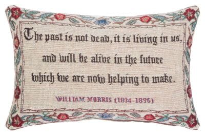 The past is not dead Fibre Filled Tapestry Cushion - 20x32cm (8"x13")