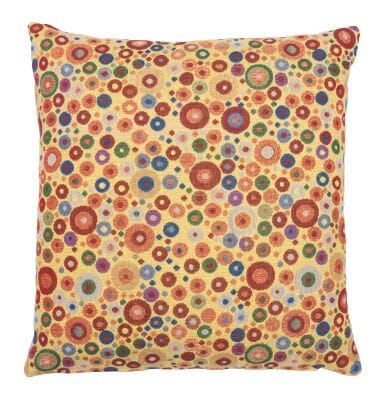 Klimt Circles Tapestry Cushion - 46x46cm (18"x18")