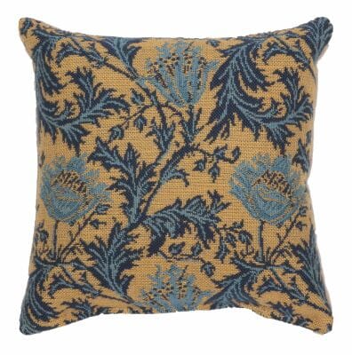 Anemones Fibre Filled Tapestry Cushion - 20x20cm  (8"x8")
