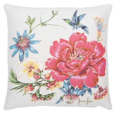 Exotic Bouquet by Hettier Tapestry Cushion - 46x46cm (18"x18")