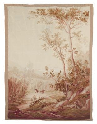 Verdure avec deux Perdrix Antique Original Tapestry