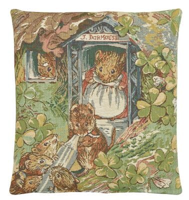 Dormice Tapestry Cushion - 33x33cm (13"x13")