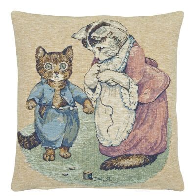 Tabitha Twitchet Tapestry Cushion - 33x33cm (13"x13")