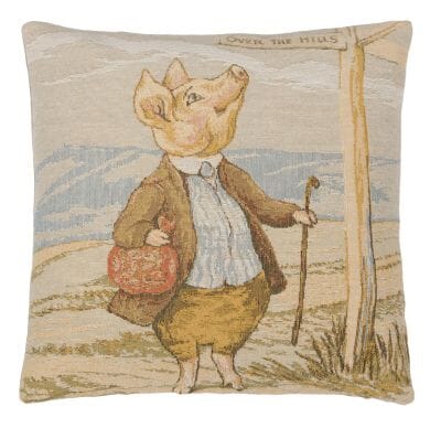 Pigling Bland Cushion with Feather Filler - 33x33cm (13"x13")