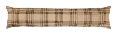 Beige Tartan Draught Excluder - 90x20 cm (36"x9") - Last Piece Remaining