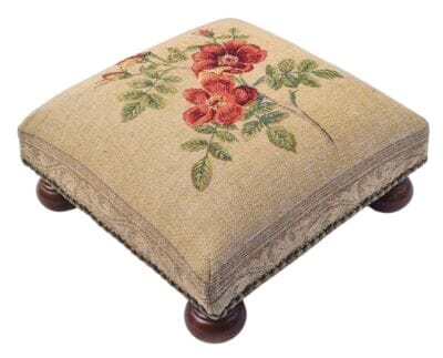 Floral Tapestry Footstool - Last Piece Remaining!