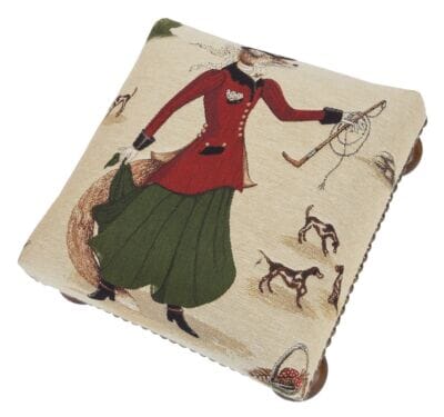 Lady Fenella Fox Tapestry Footstool