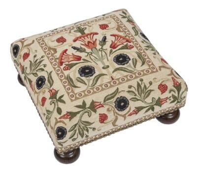 Primrose Cream Tapestry Footstool