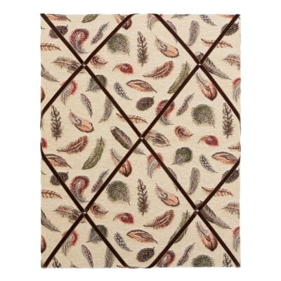 Feathers Tapestry Memo Board