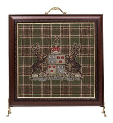 Highland Heritage Green Tapestry Firescreen