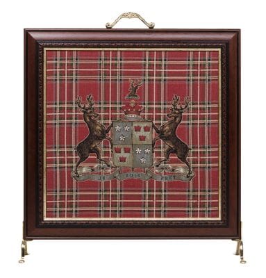 Highland Heritage Red Tapestry Firescreen